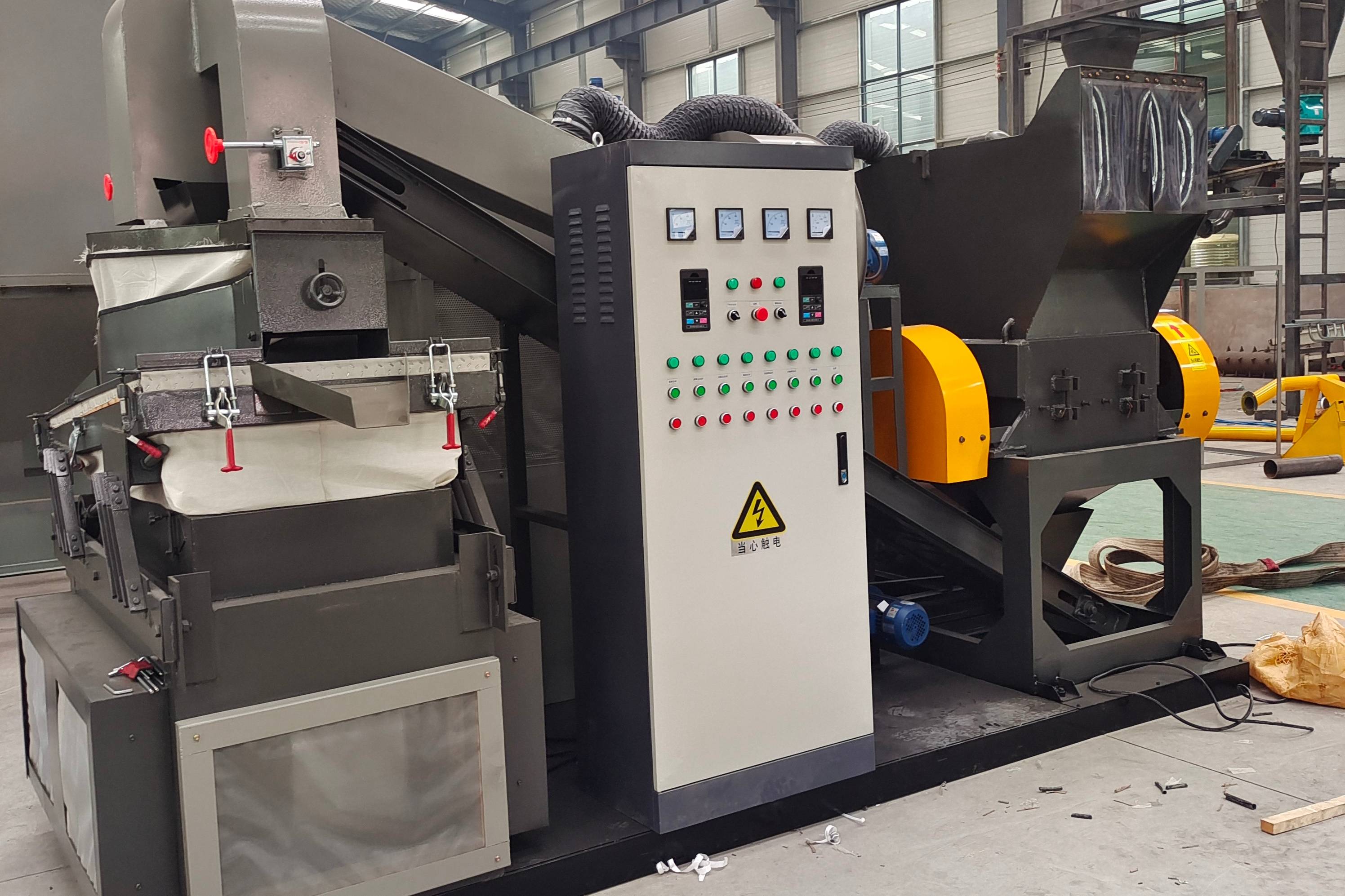 干式铜米机废杂铜线破碎分离机干粉铜线机器