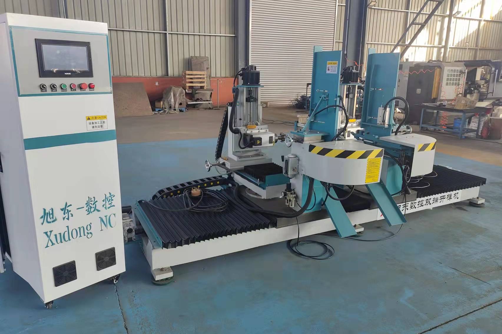 木工数控开榫机双端出榫视频