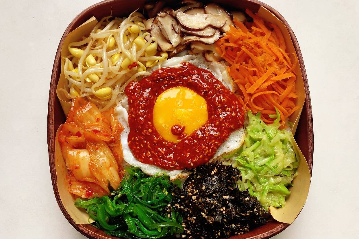 韩式拌饭便当