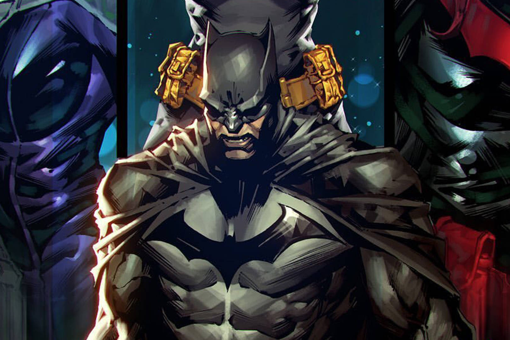 张力十足的美漫人物角色插画狂野冷酷帅气的画面冲击力