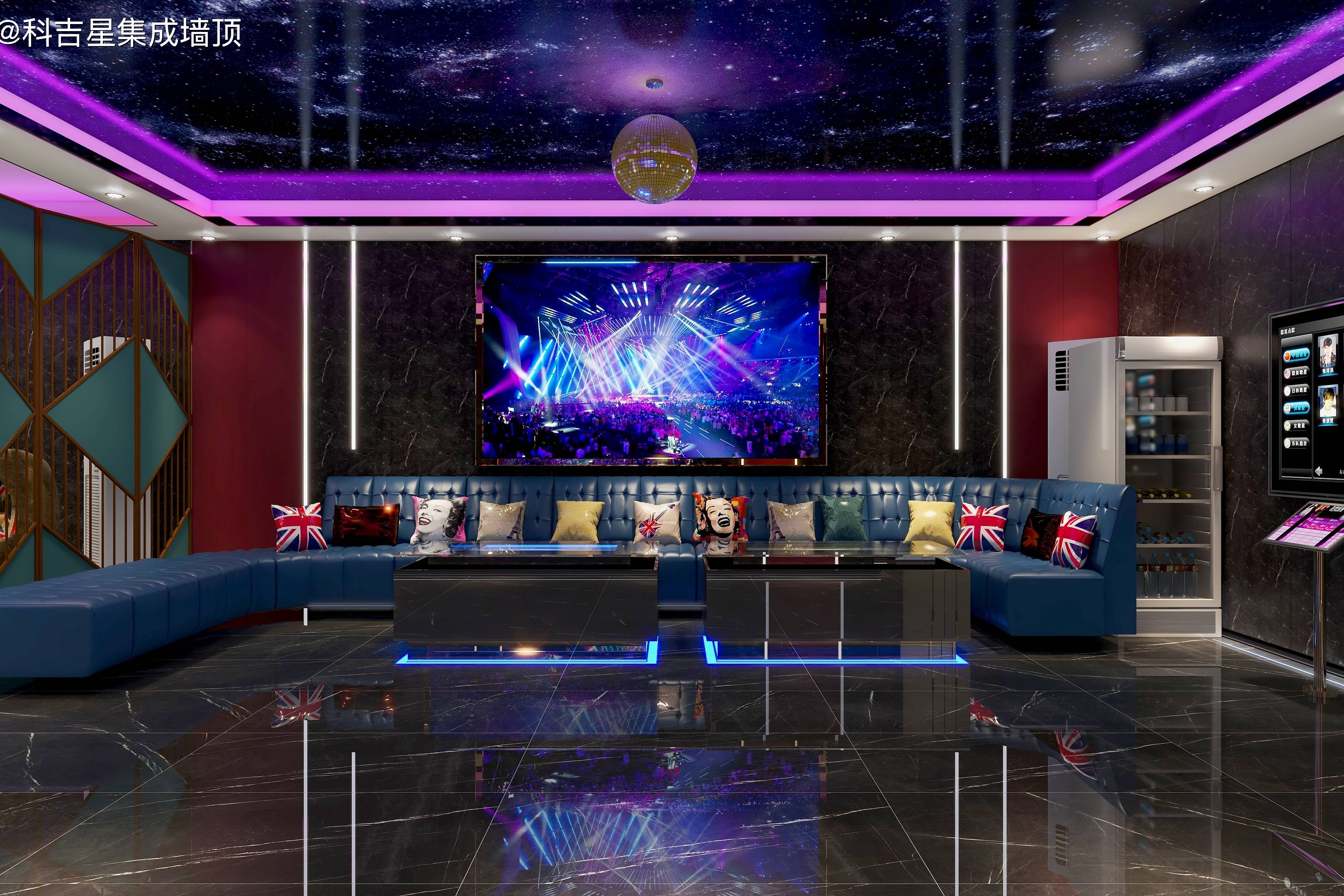 广东集成墙板厂家ktv装修风格(二)