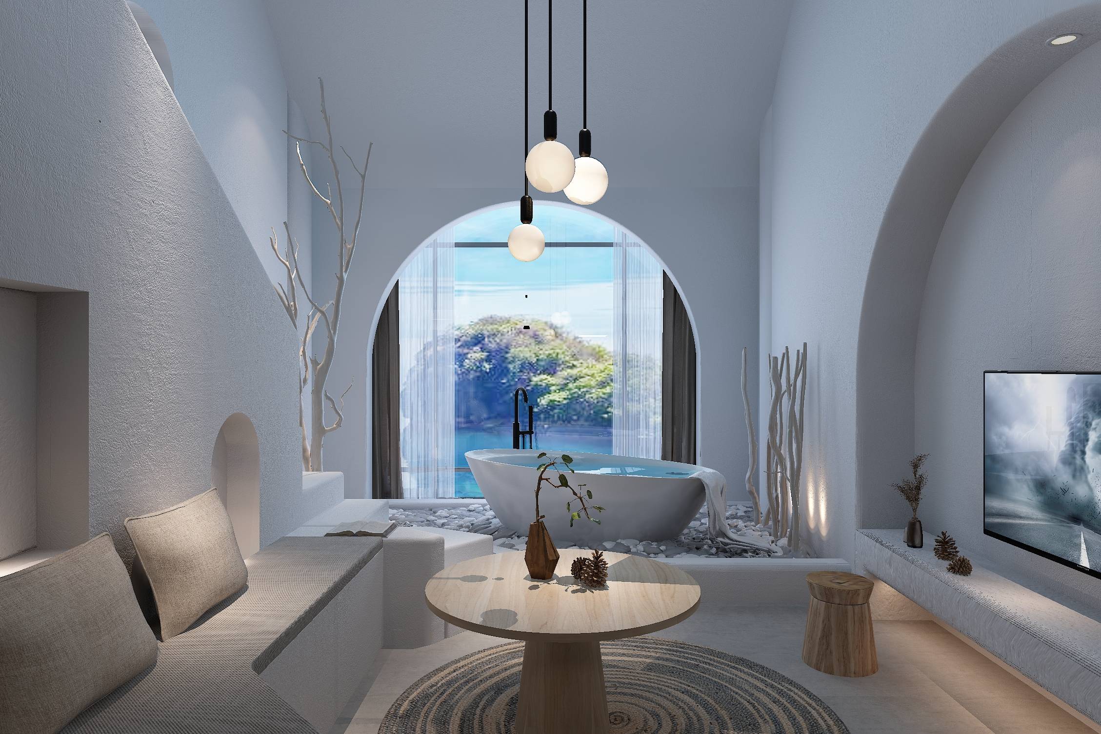 摩洛哥洞穴风民宿设计风格来袭,每个房间都又美又好睡#民宿设计