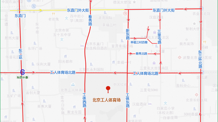 北京双休日体育赛事，这些路段交通压力大吗？