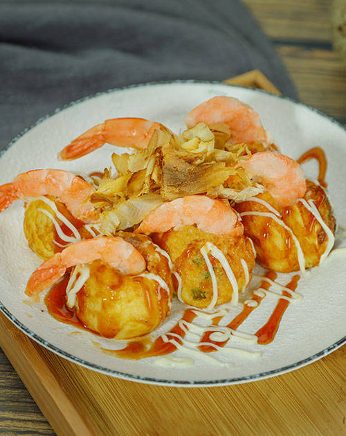 1/7大虾章鱼烧,你吃过大虾章鱼烧吗?