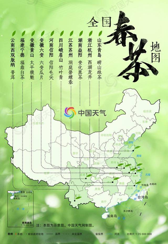 中国作为茶叶大国,全国各地都有茶叶产地.