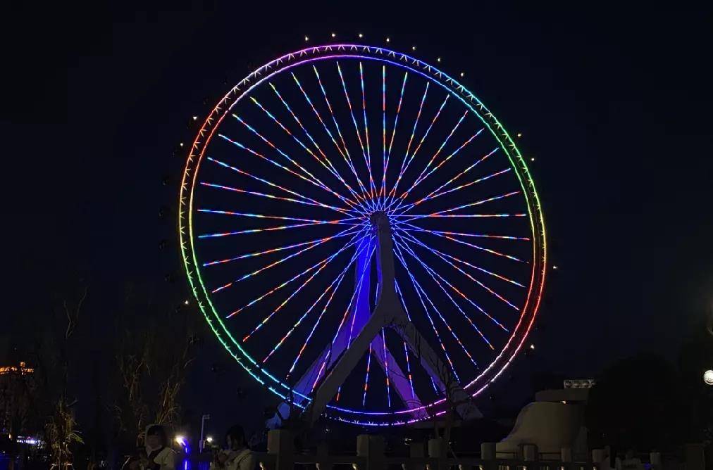 打卡新慕欢乐园创新余干美好新生活解锁108米摩天轮浪漫体验