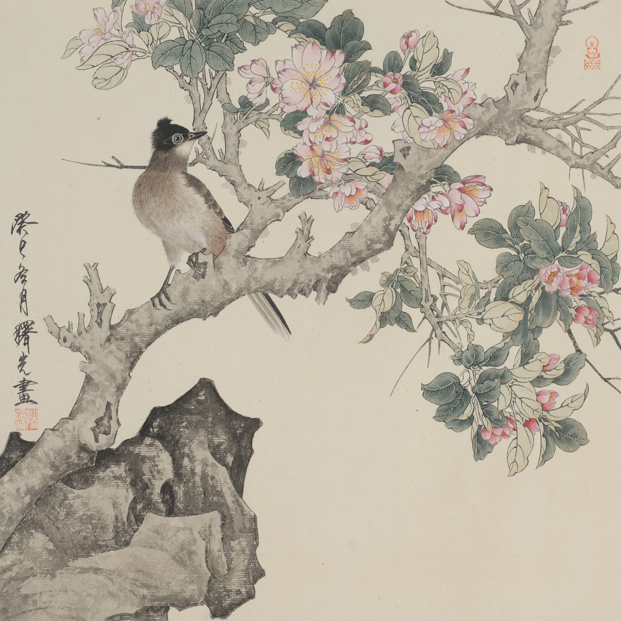 逆袭!体育老师画工笔画 获日本艺术大奖