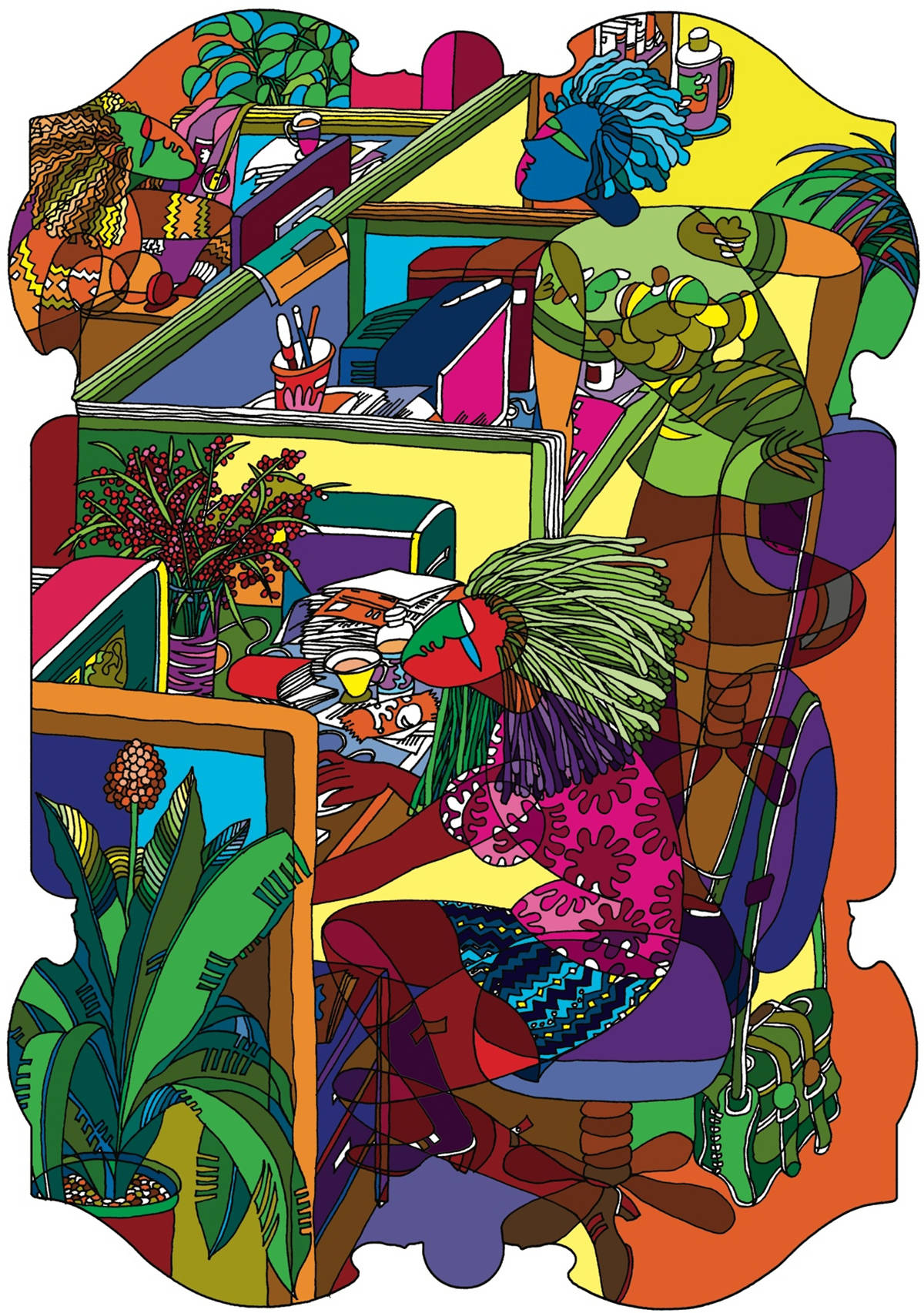 追求厚重高古,笔法苍劲有力,注重汉字结体上的形式美感,将中国书法