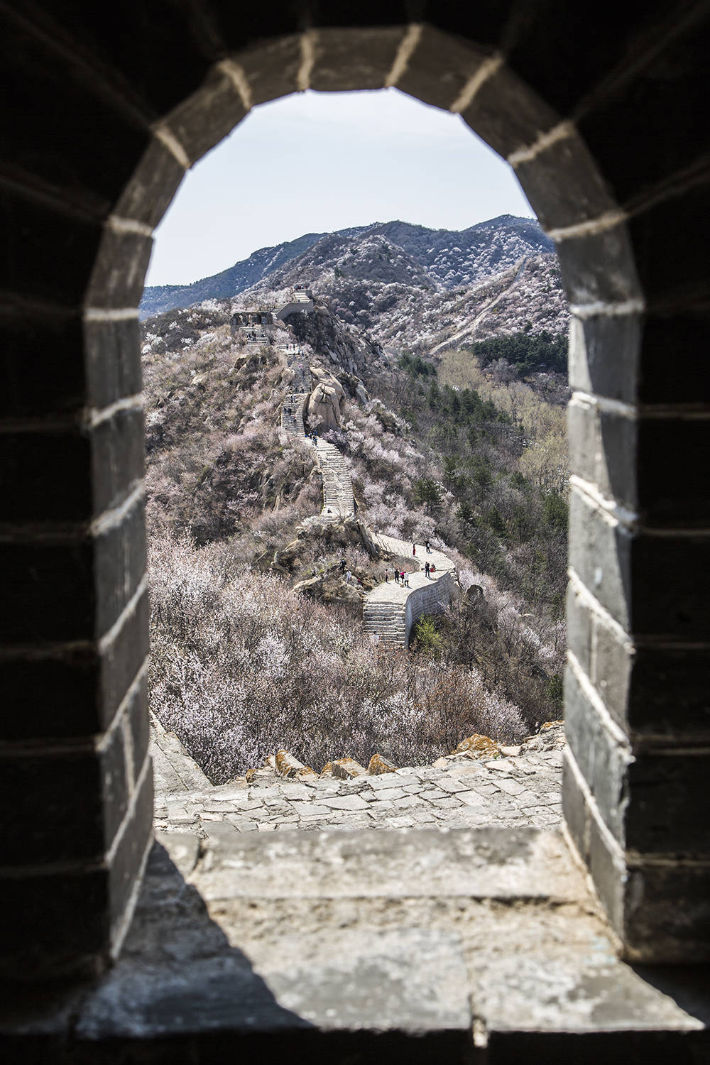 摄影:大庄科长城段,感受长城上的春