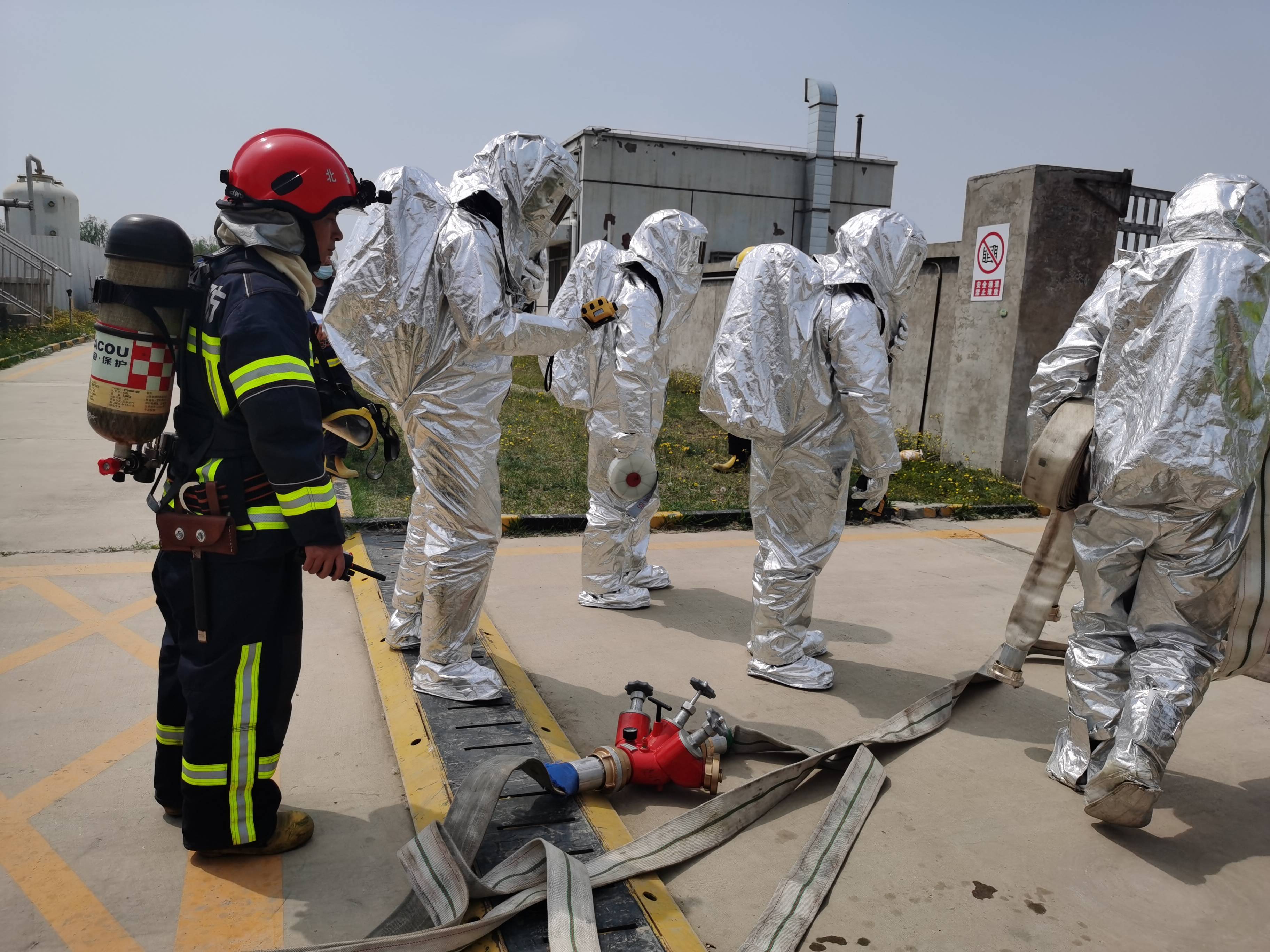 延庆消防救援支队开展石油化工场所灭火救援实战演练
