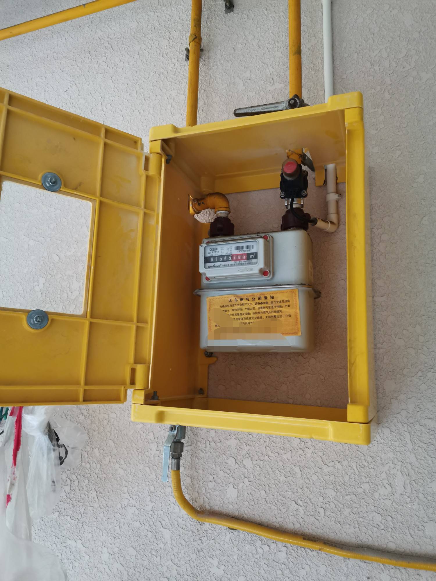 玻璃钢天然气表箱户外