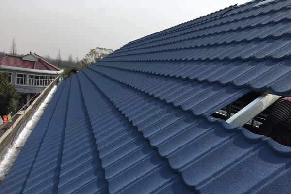 彩石金属瓦 雨季来临建筑物的保护伞 屋顶