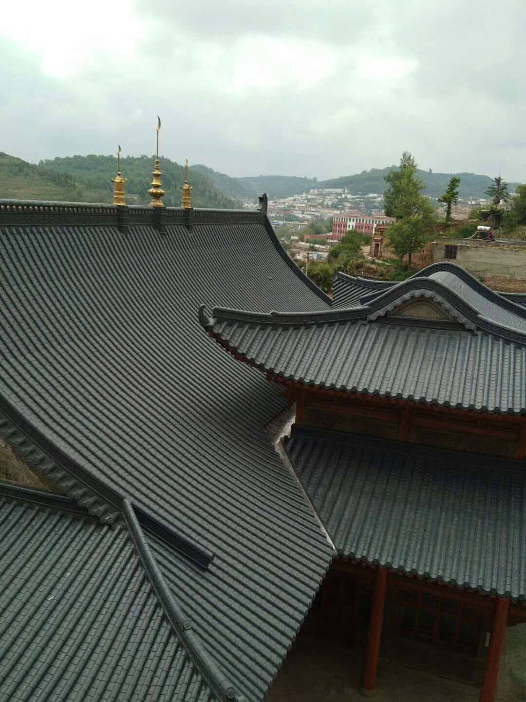 临夏仿古瓦片,寺院全面改造,推荐新中式风_清真寺