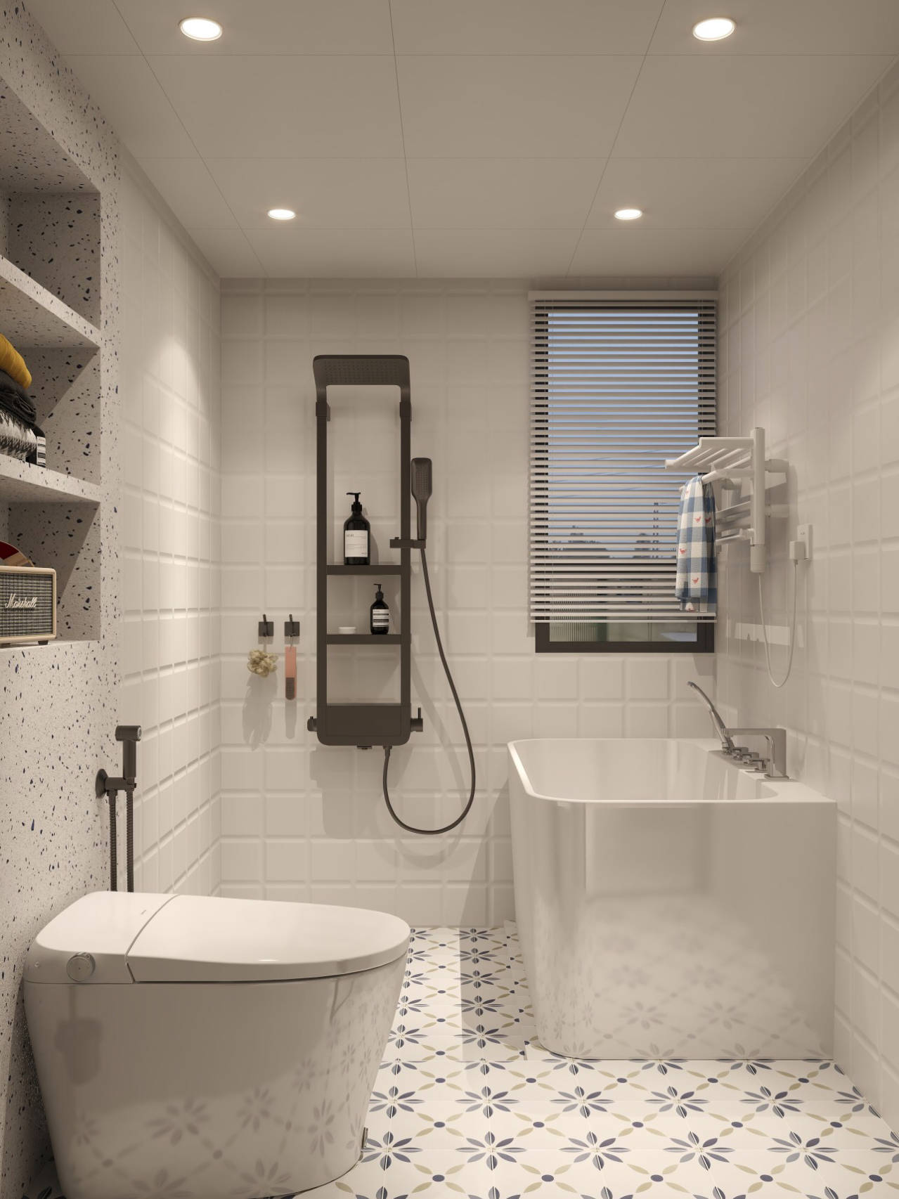 浴室装修设计,教你怎么布置一个简约温馨,有质感的卫生间!