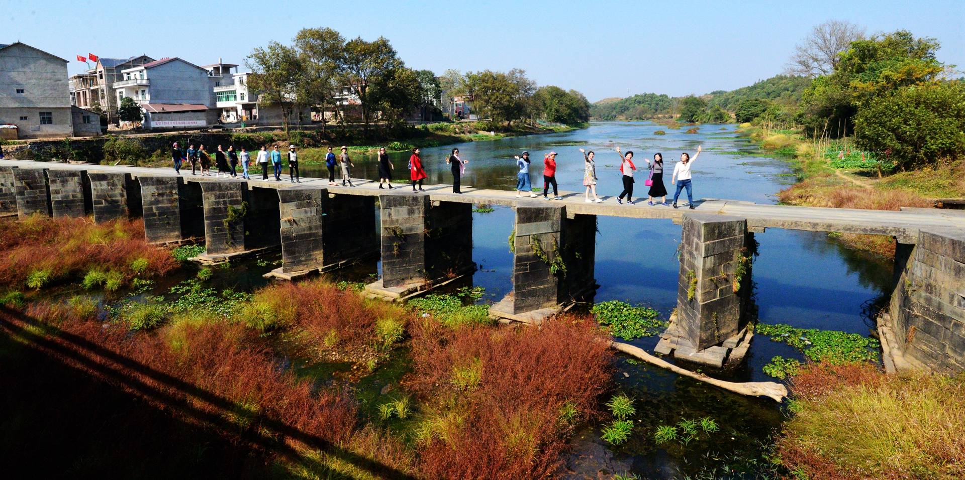 原创盛享オ子之乡书法之村的珠田村有一座让人难以忘怀的古桥