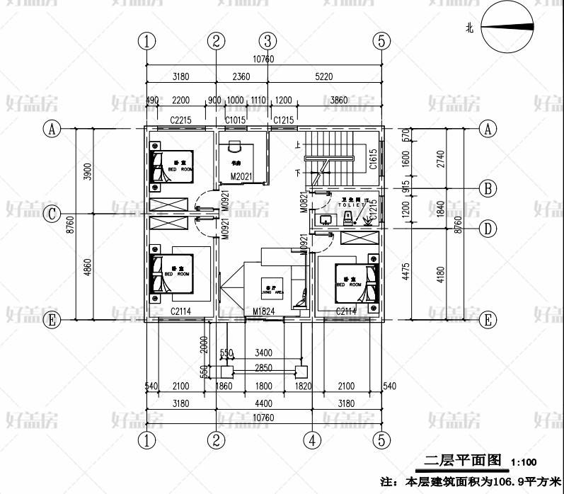 房屋图纸设计大全图片农村