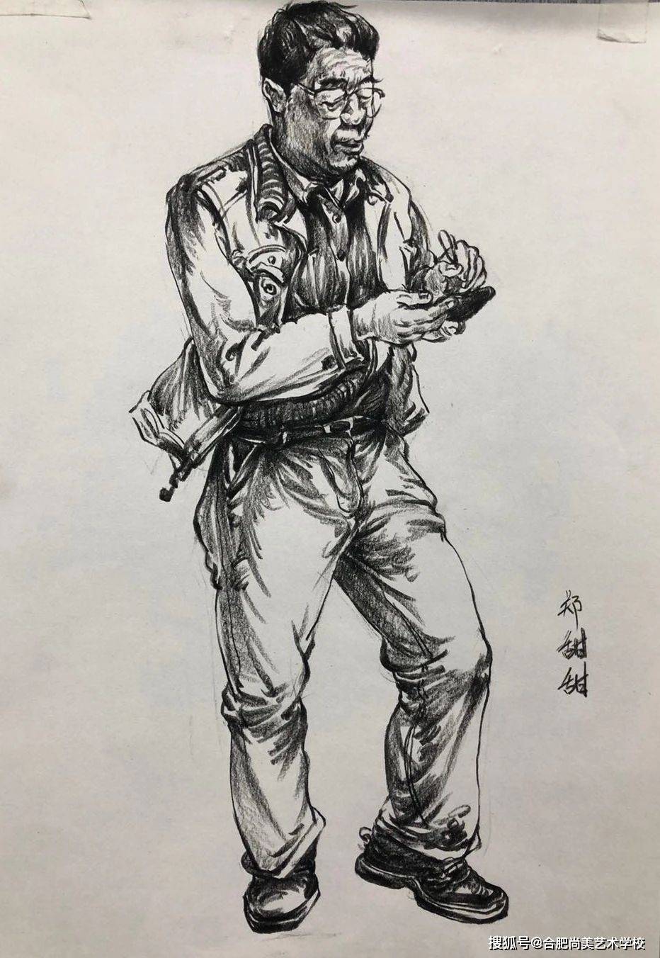 合肥美术艺考集训学校一个月学生作品汇报展