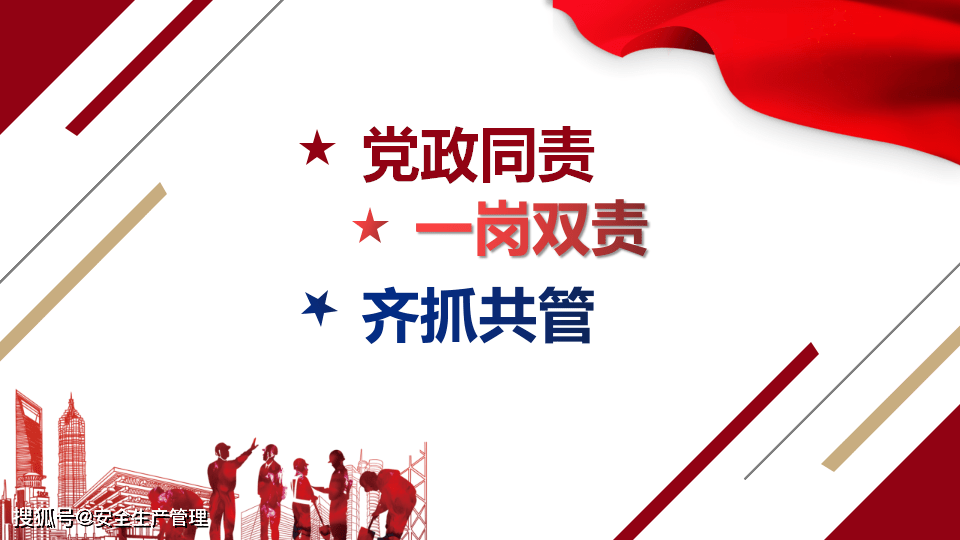安全生产党政同责一岗双责齐抓共管