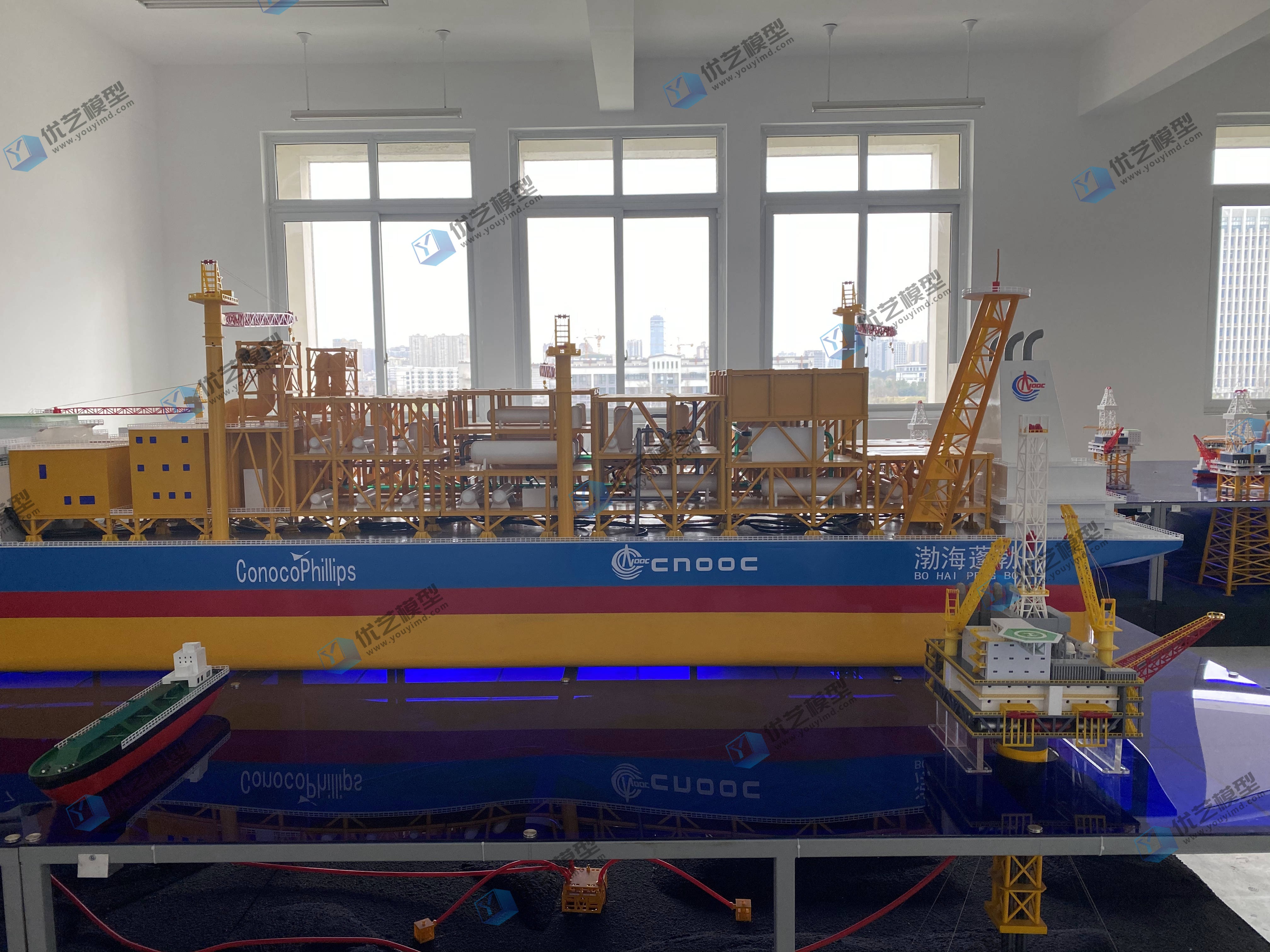 西南石油大学—fpso,海洋石油117【优艺模型】