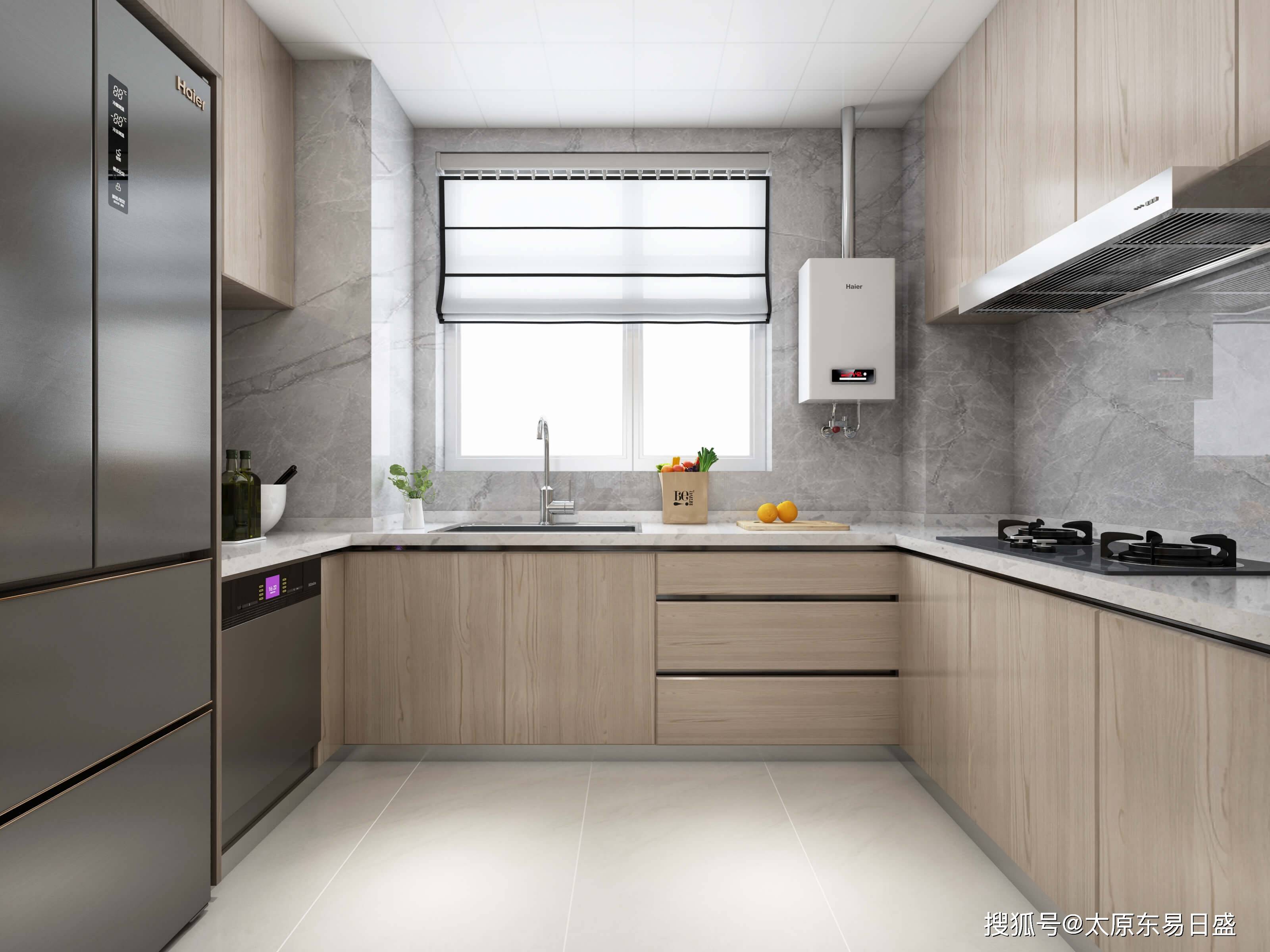 140㎡现代极简,原木色搭配形成别样的风格质感