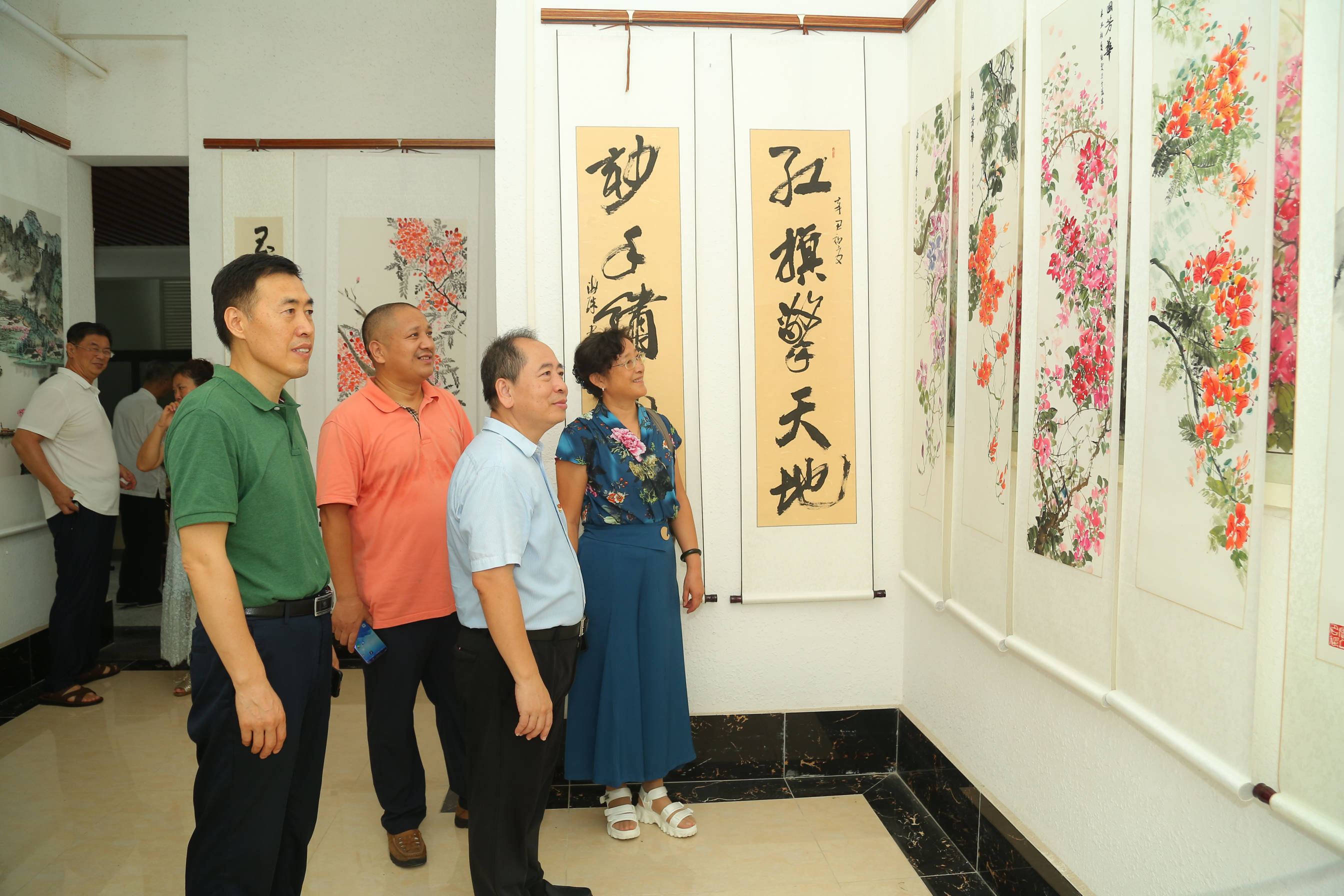 颂百年辉煌助自贸建设海南书画艺术网庆七一书画展盛大开展