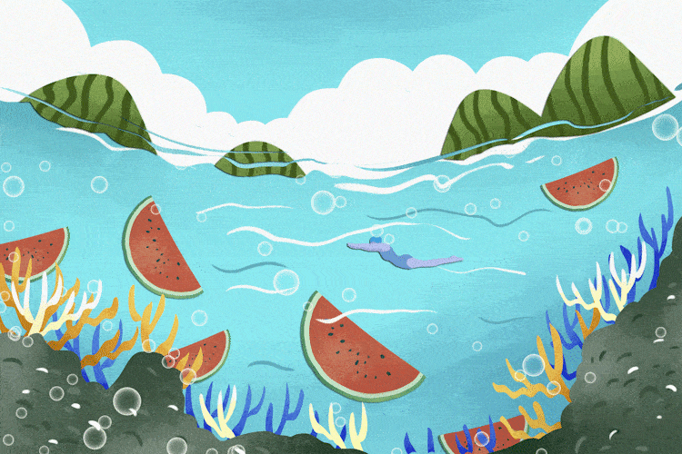 亦或者是泳池海浪间畅爽冲凉的清透时刻?还是清凉甘甜的雪糕瓜果?