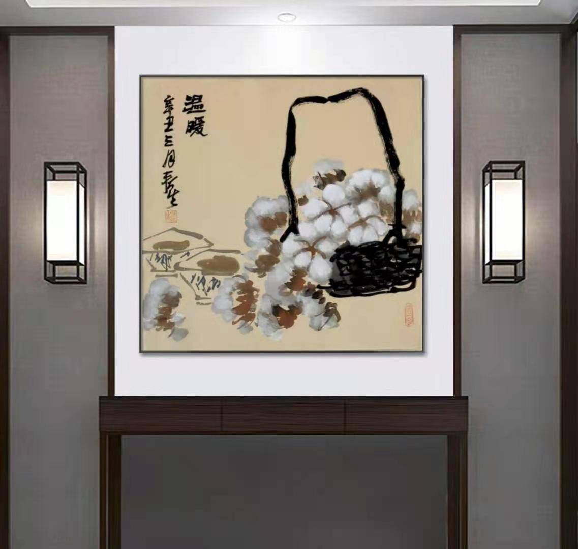 写意棉花第一人徐春生作品欣赏