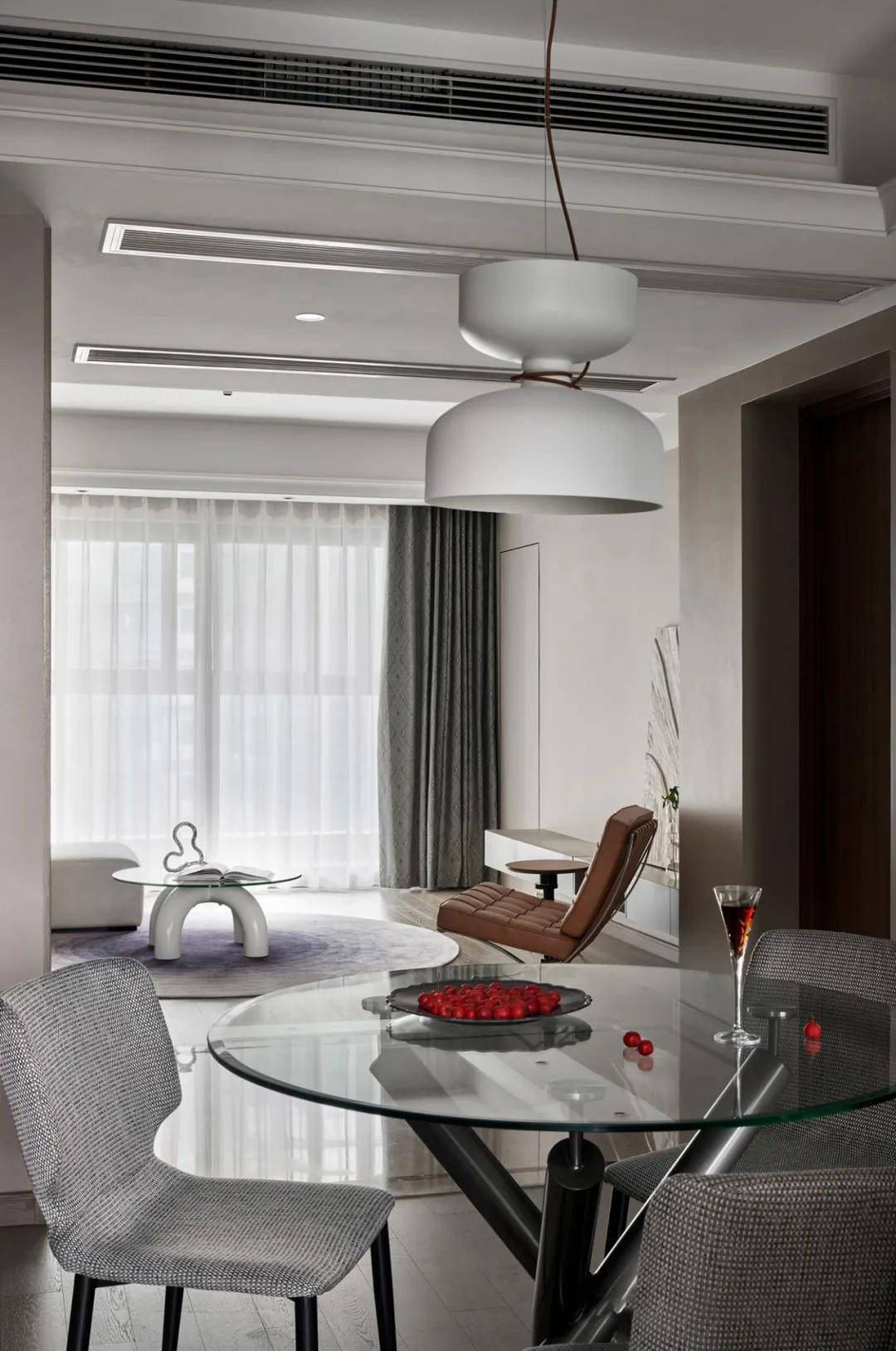 装修案例----室内装修设计效果图,120平现代精装修软装改造