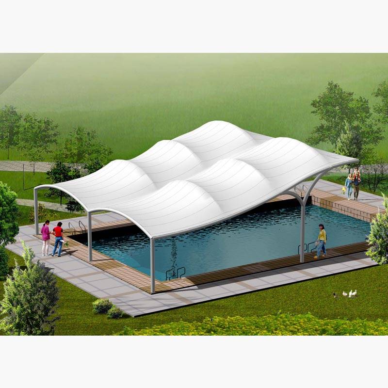 膜结构游泳馆遮阳棚你喜欢哪个
