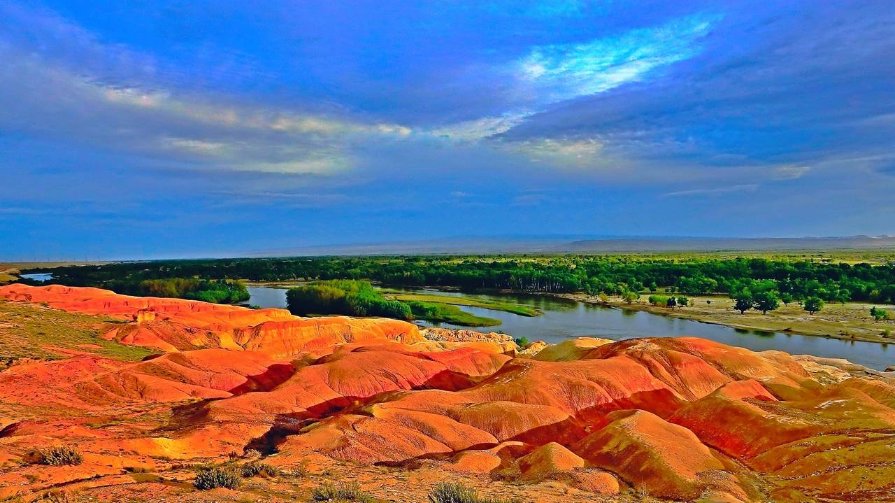 五彩滩|新疆五彩滩