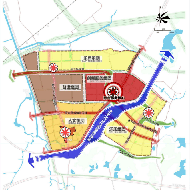 最新谷里街道新市镇详细规划出炉