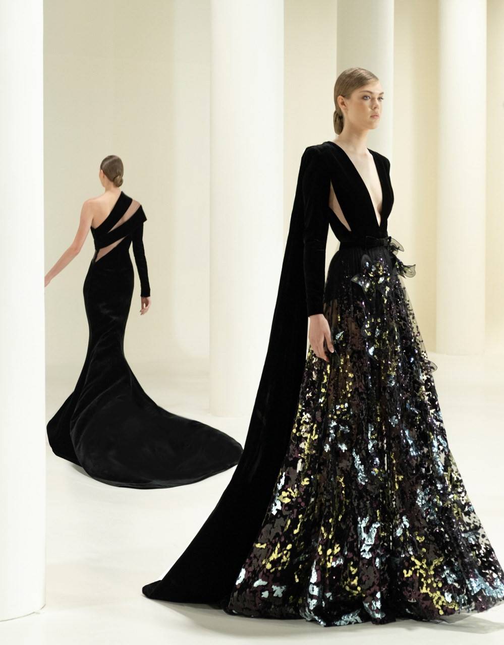 系列|黎巴嫩仙牌 Elie Saab 2021/2022秋冬高级定制系列