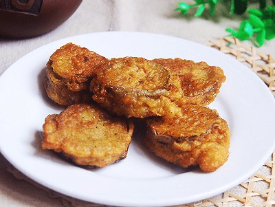 脆皮茄夹的做法