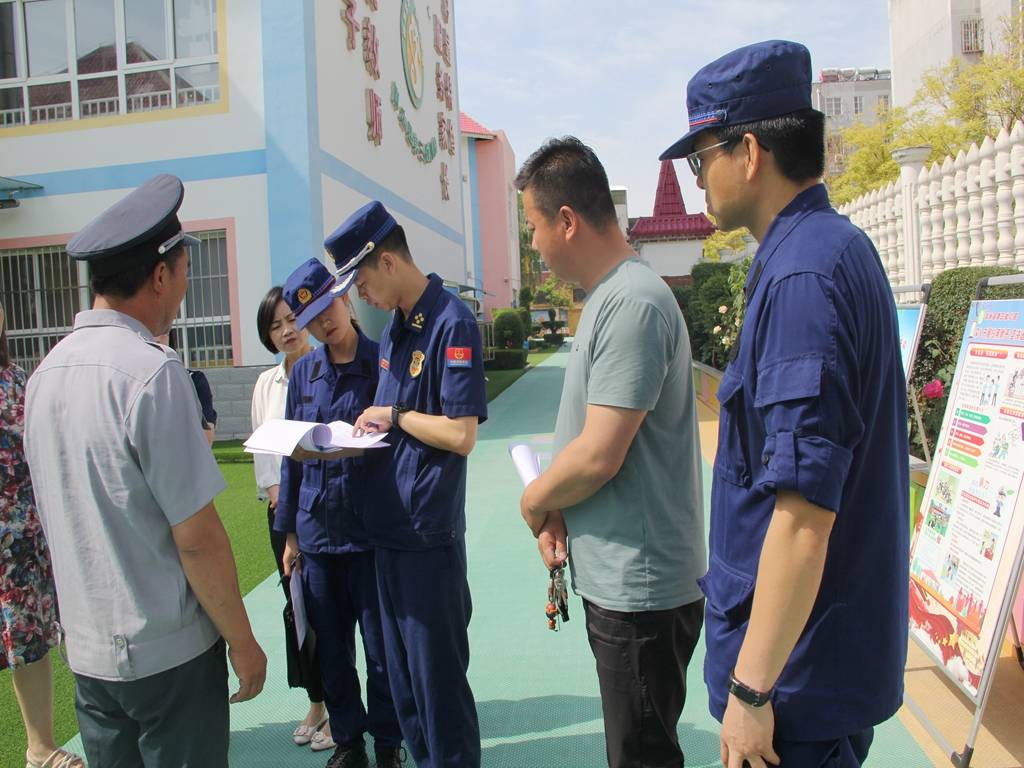 实绩|建党百年强化安全管理末端出实绩——清水大队开展辖区幼儿园消防安全检查工作