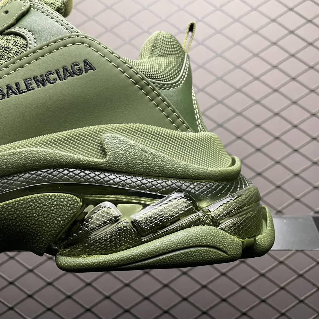 品牌|巴黎世家Balenciaga Triple S Clear Sole Sneaker厚底增高运动姥爷气垫球鞋