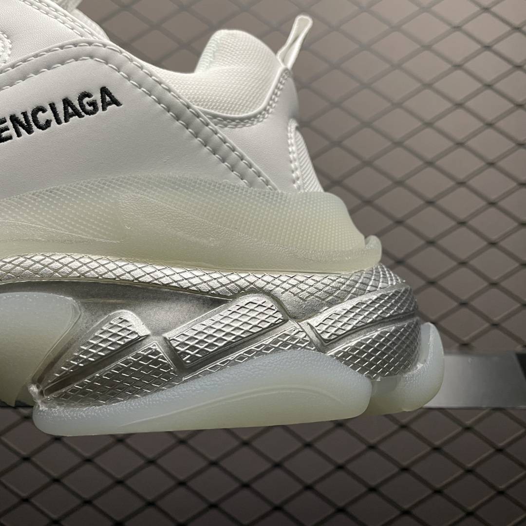 品牌|巴黎世家Balenciaga Triple S Clear Sole Sneaker厚底增高运动姥爷气垫球鞋