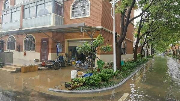 河水倒灌内涝三天上海奉贤新叶村被质疑防汛为何晚一步