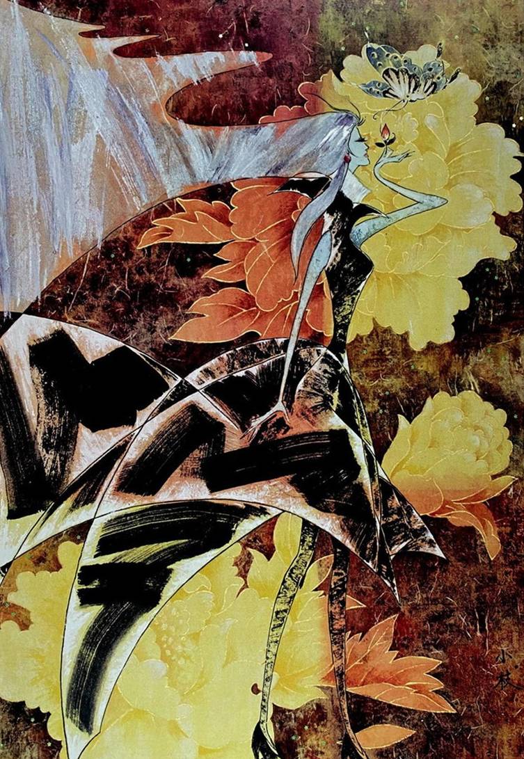 全国艺术名家邀请展香港女画家林小枝绘画作品赏析