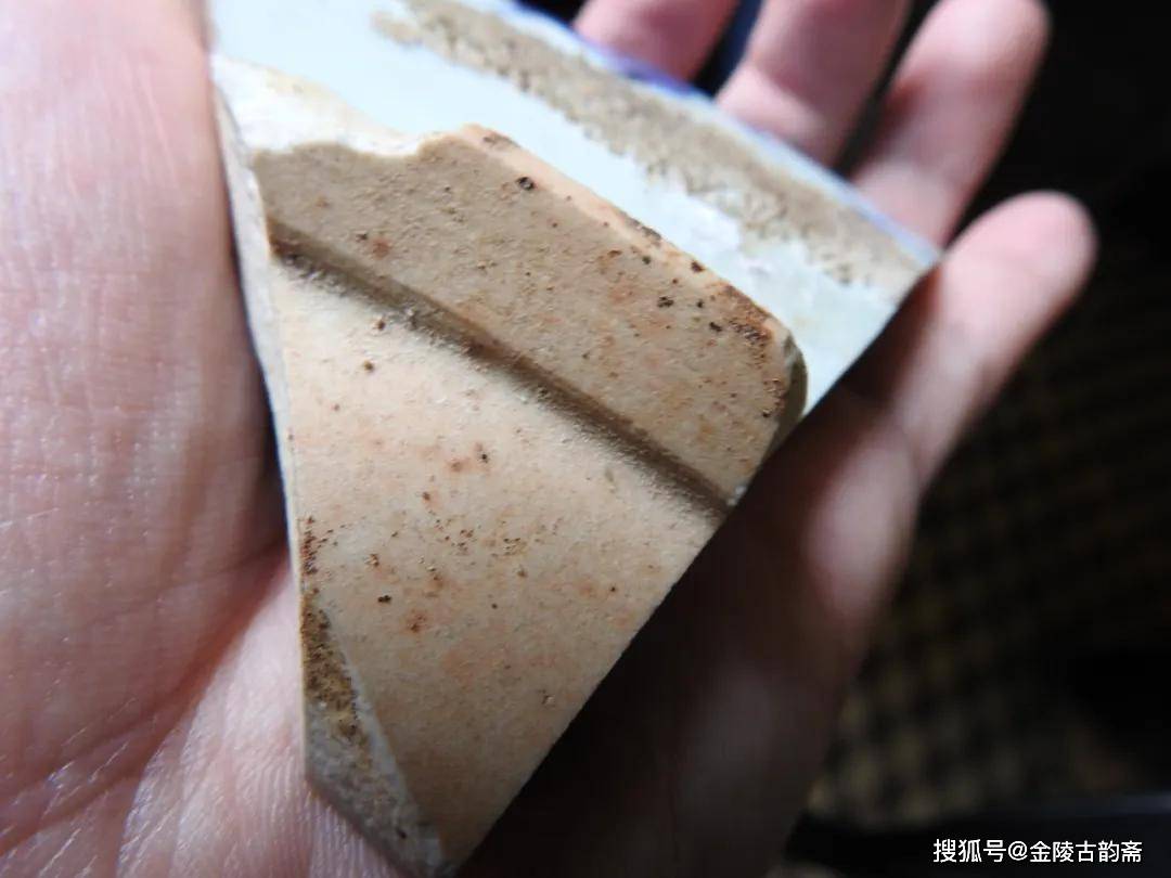 元青花麻仓土高清剖面鉴赏