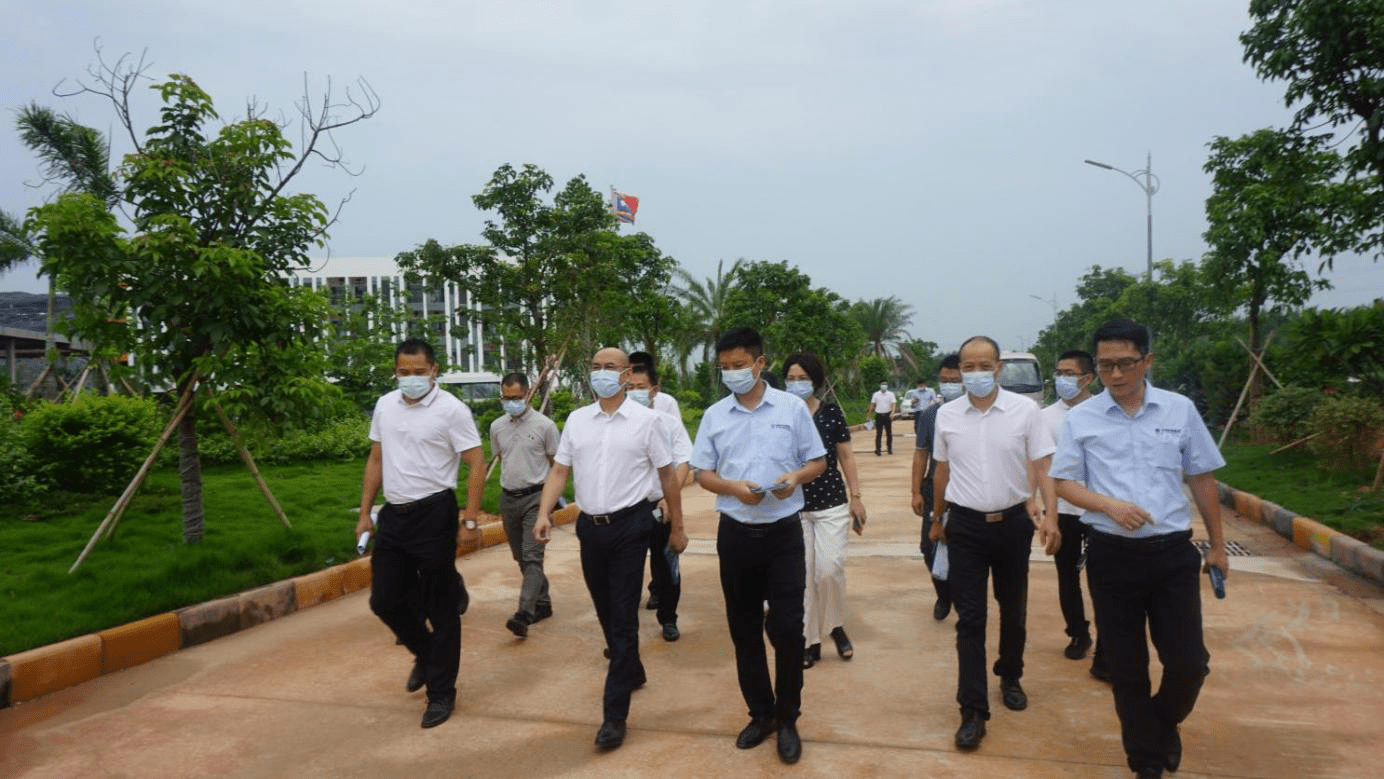 吴川市委书记庞晓冬一行率队调研朗坤吴川项目