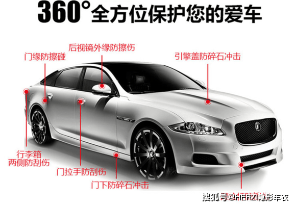 隐形车衣品牌那么多 我们到底该如何鉴别隐形车衣好坏 汽车 透明度 面的