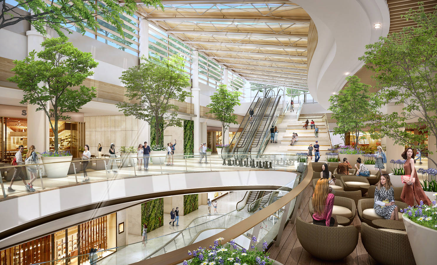 三亚天悦城提取游艇海水元素打造游艇购物中心