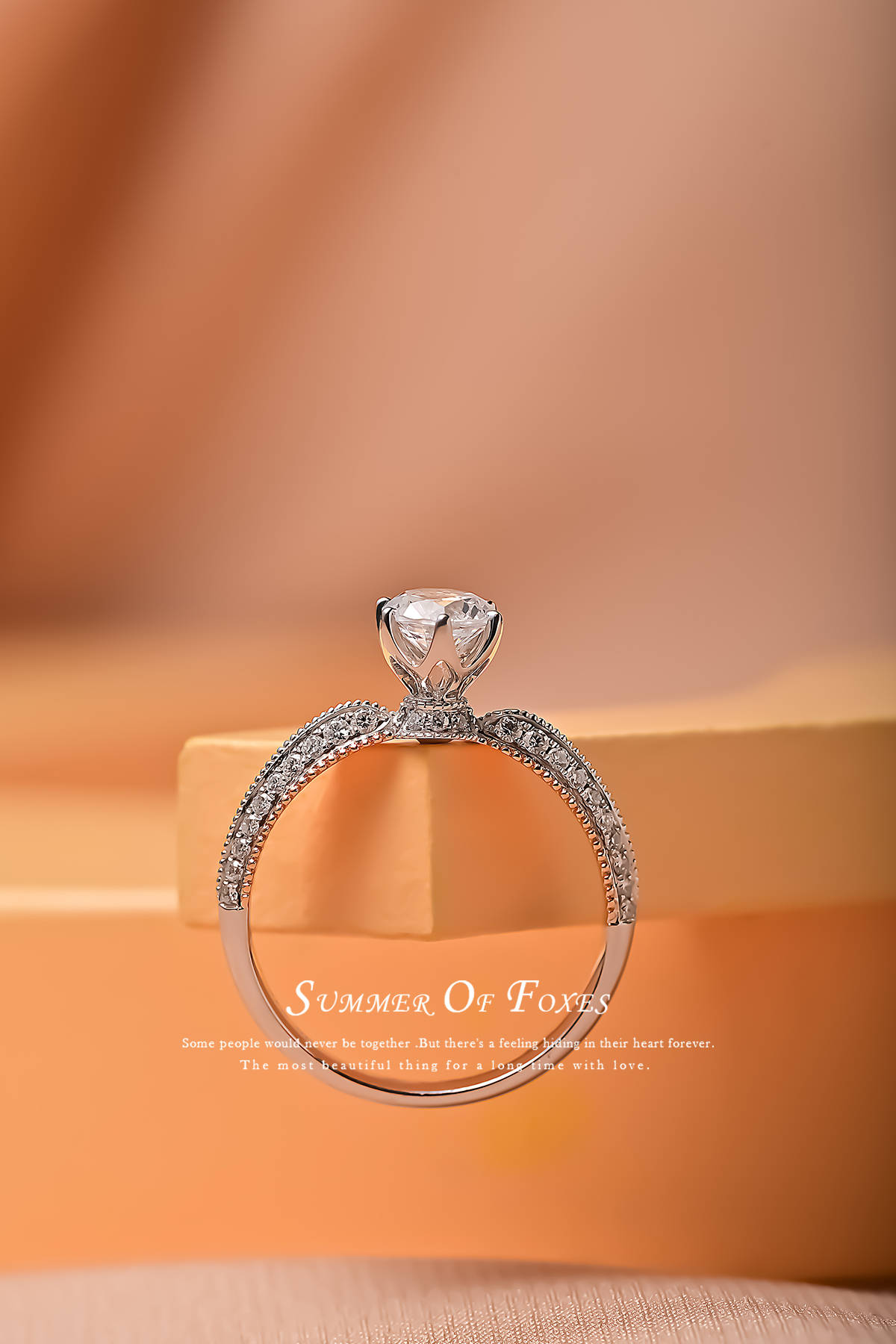 美成艺术品的结婚钻戒,巴洛克风好高级