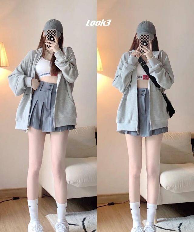 韩系拽|初秋韩系拽酷辣妹穿搭分享