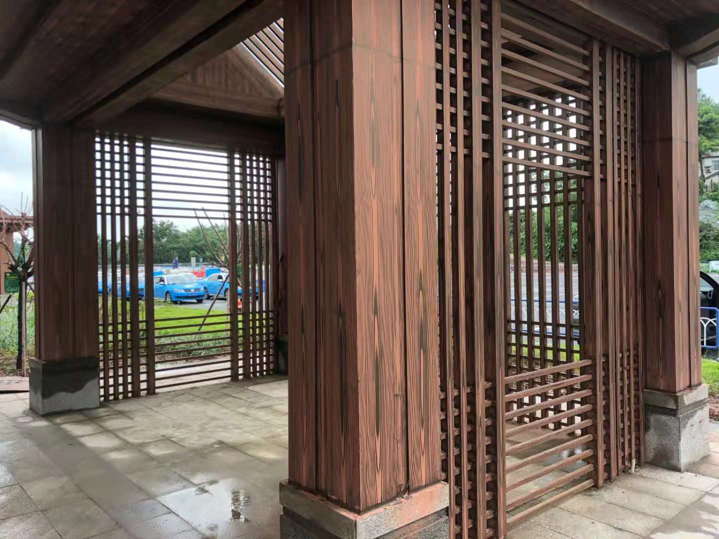 四川自贡园林景观建筑华彩建材施工完工图-搜狐大视野-搜狐新闻