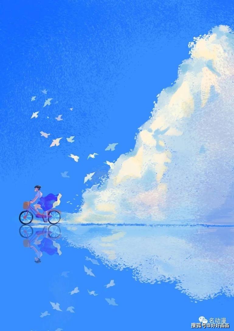 清凉夏日风插画作品欣赏