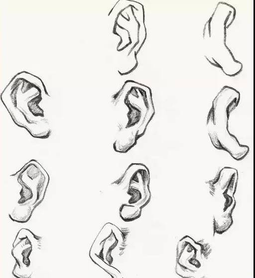 速写课堂最全面五官眼睛嘴巴手速写分析收藏起来慢慢画