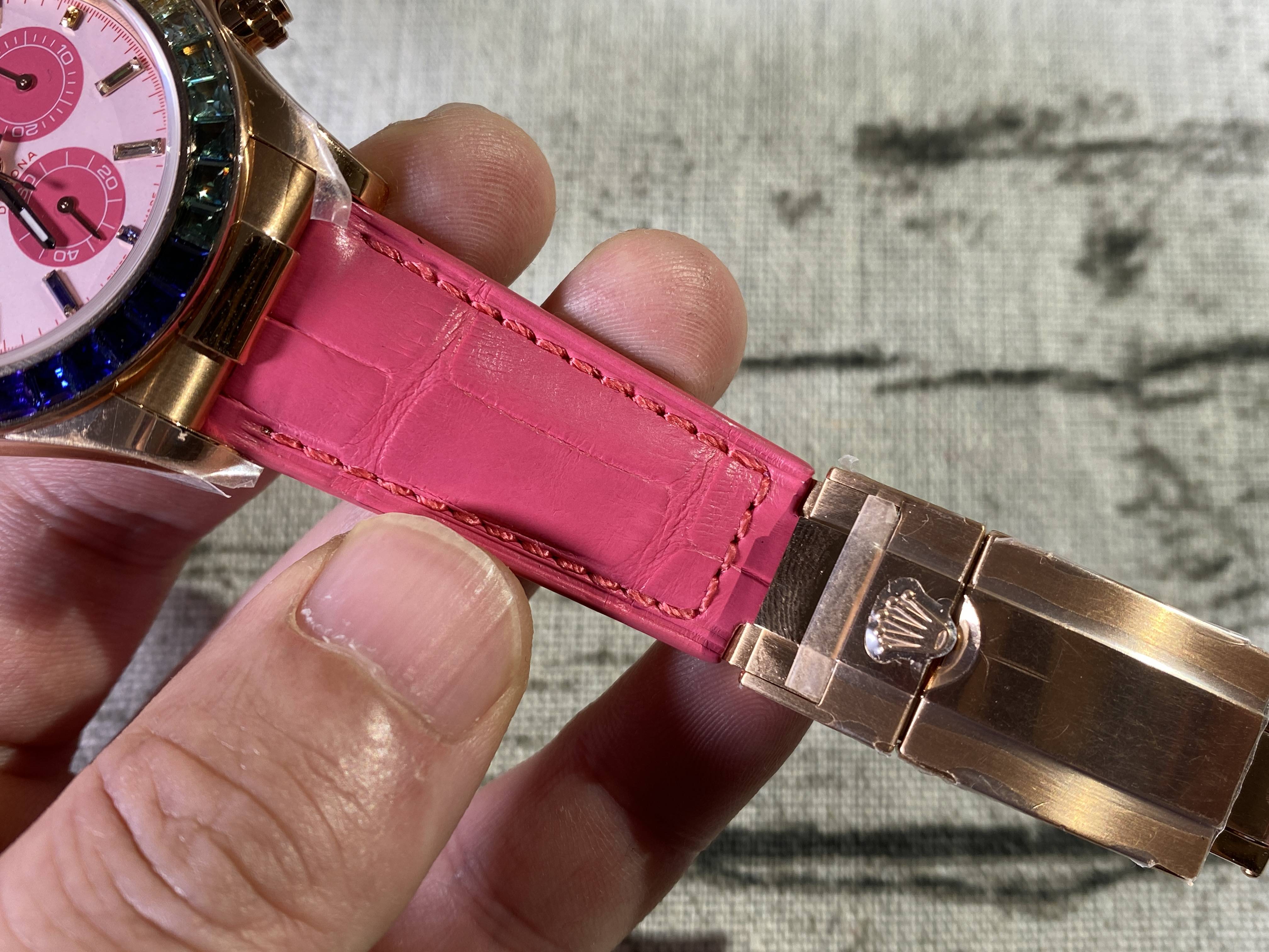 大c论表blaken劳力士粉色彩虹迪通拿女生少女粉男生猛男粉