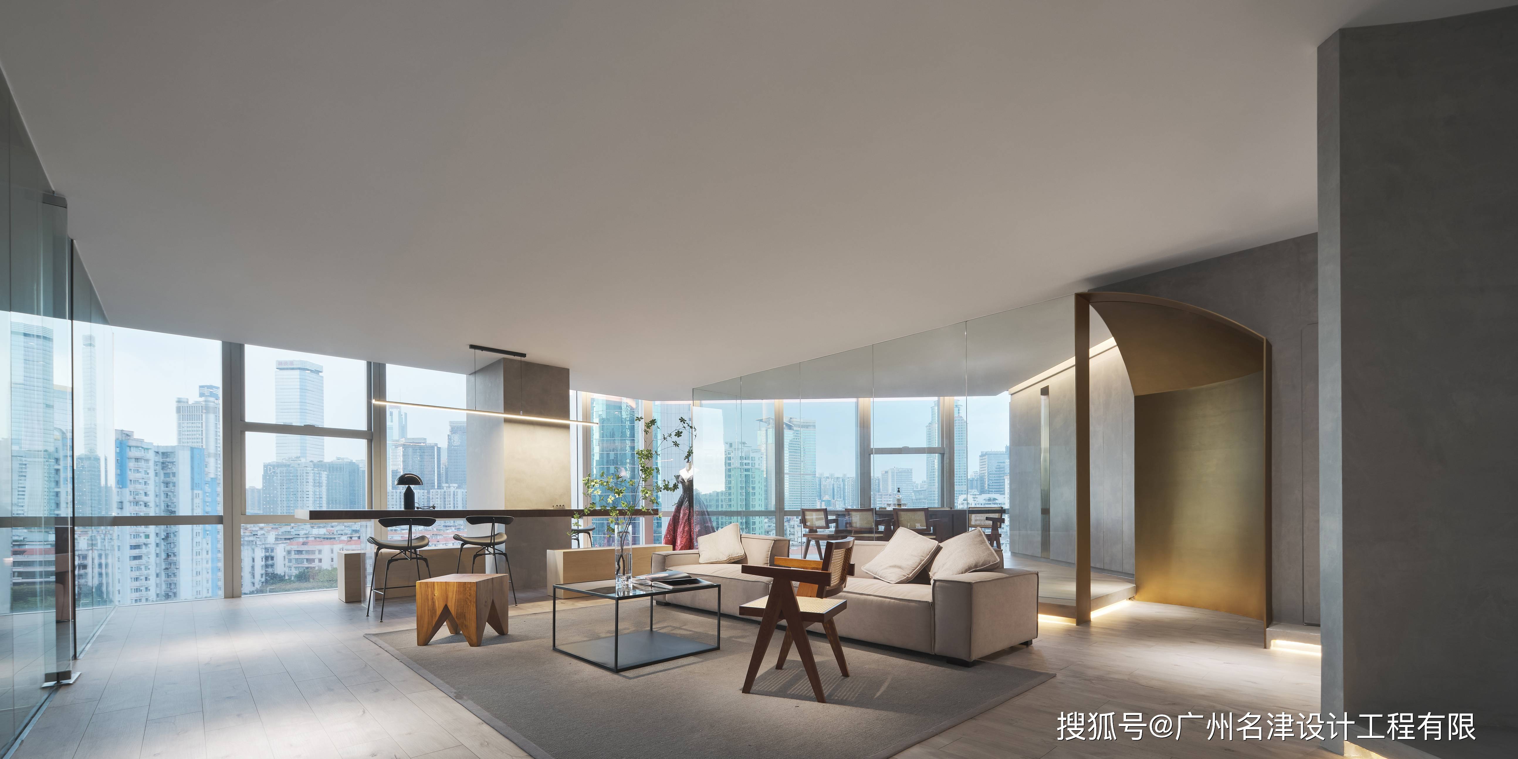 名津设计130m05开放式办公室现代穹顶的人文叙事