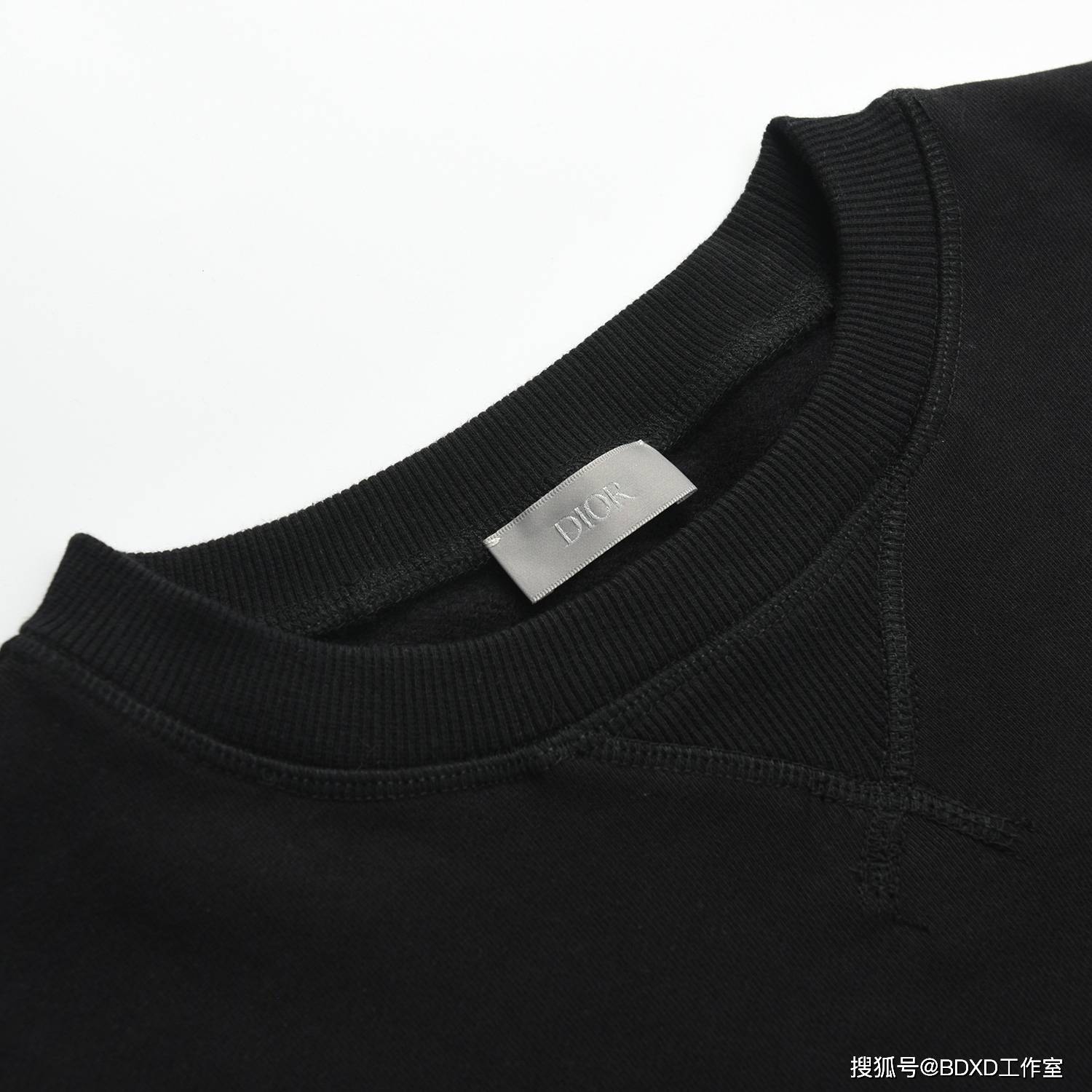 男女|Dior 21SS 花卉Logo刺绣圆领卫衣